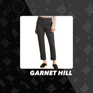 EUC Garnet Hill Geometric Print Utility Pants